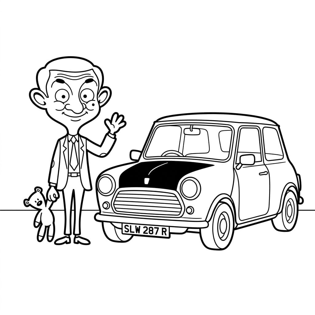 Mr Bean autóval