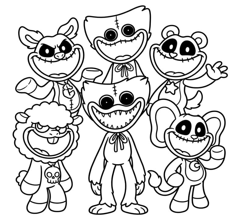 Nightmare Critters Nyomtatható