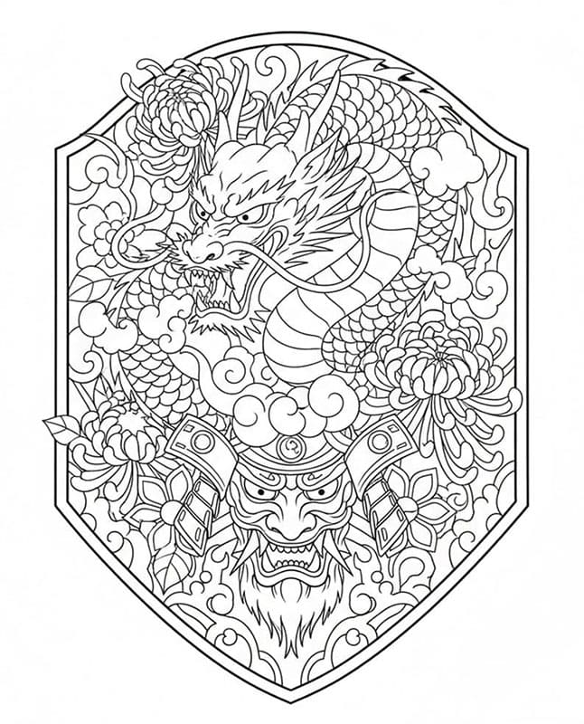 Sárkány tetoválás