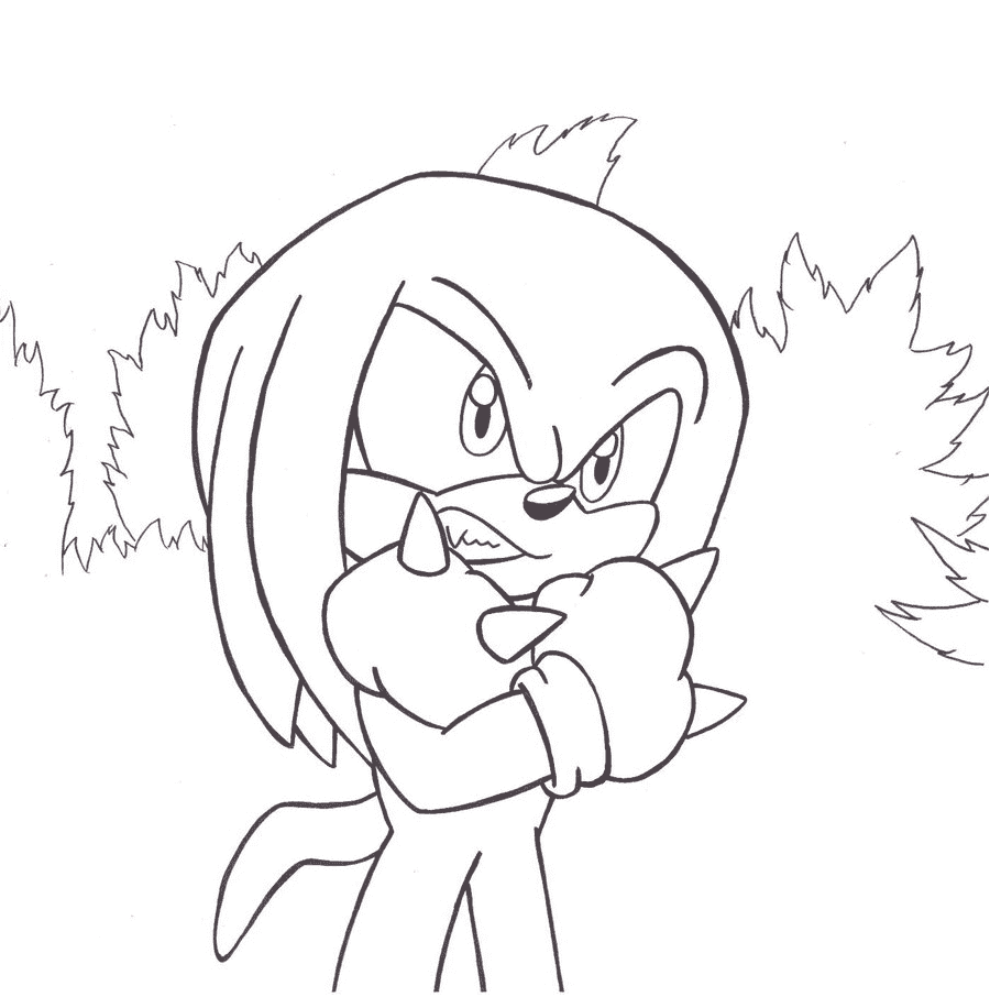 Sonic Knuckles Nyomtatható
