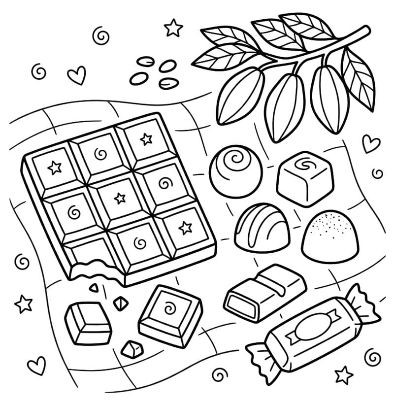 Vidám Csokoládé Kompozíció