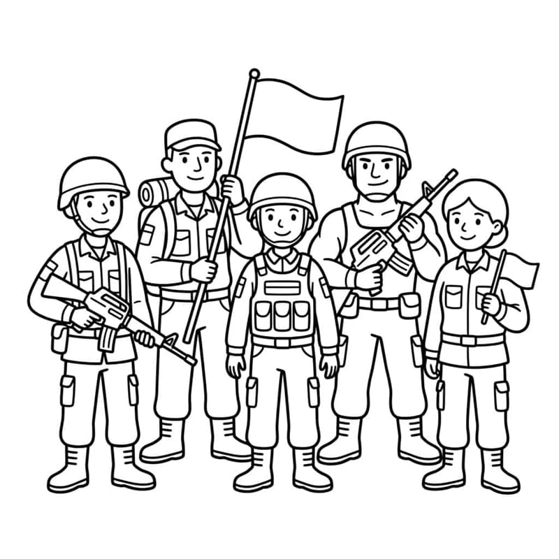 Zászlós katonákból álló csapat