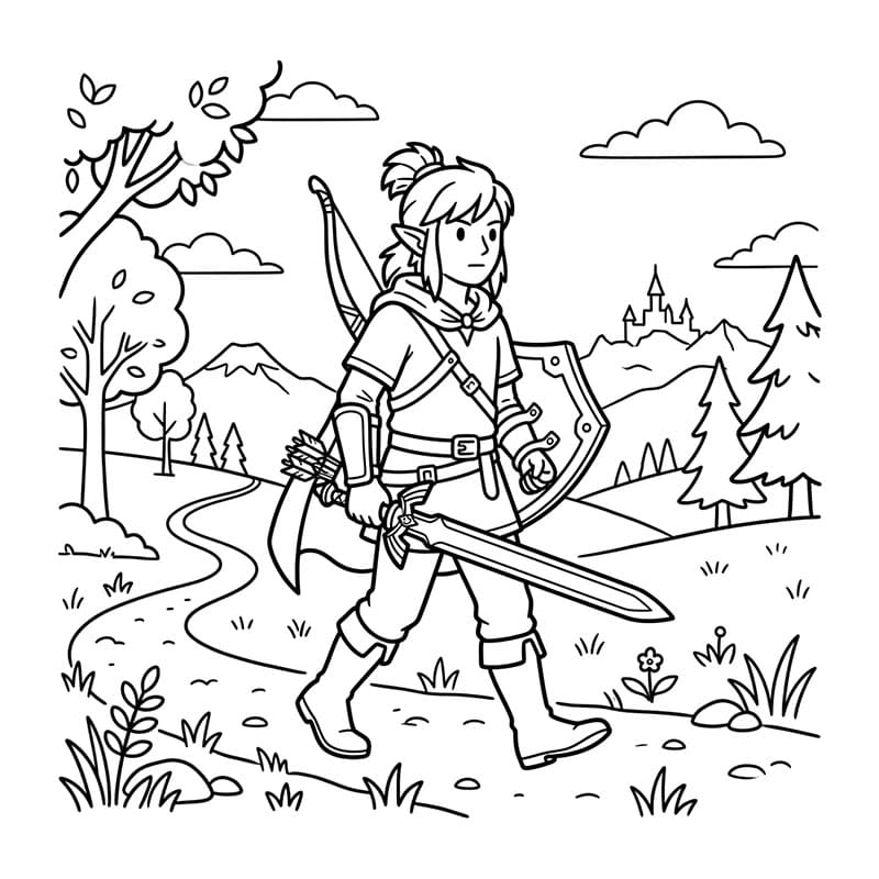 Zelda erdei vándora