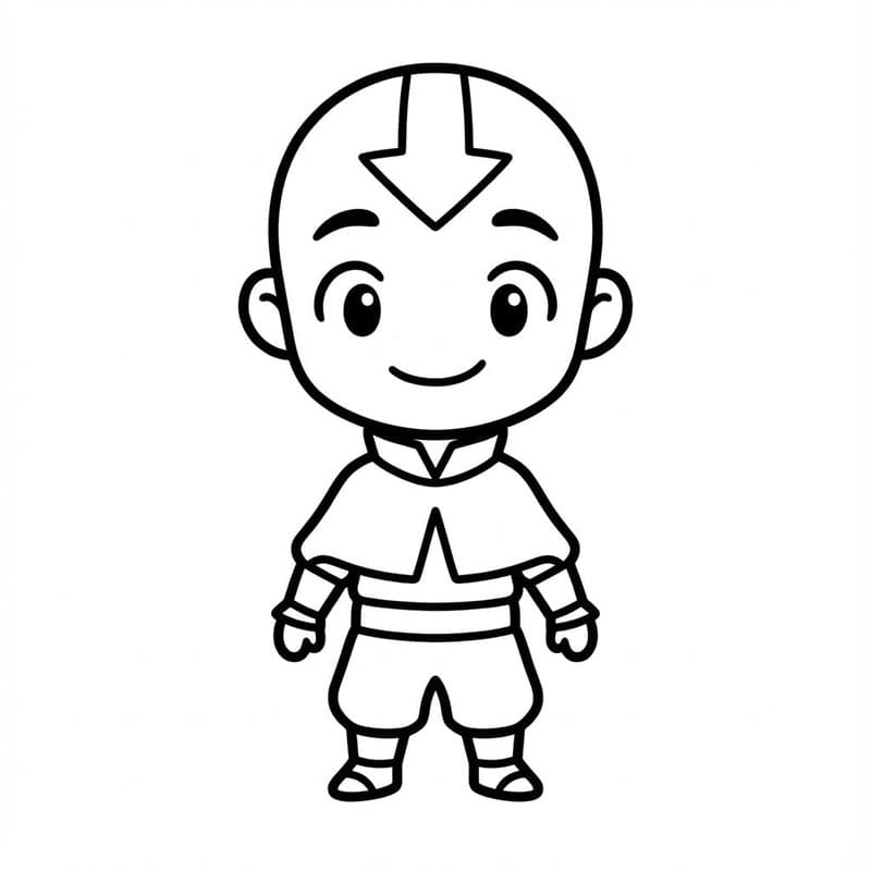 Aang chibi
