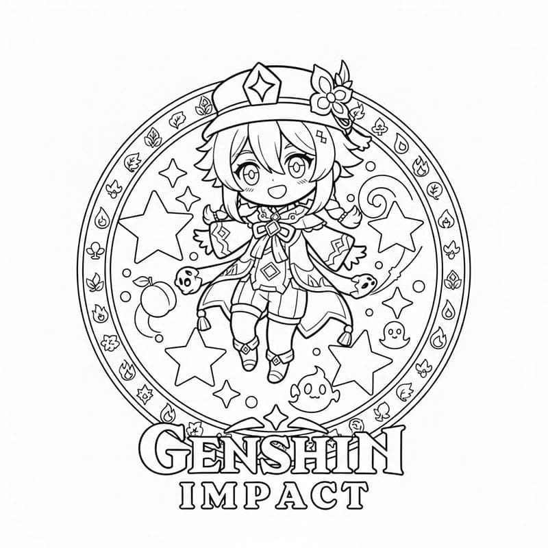 Aether Chibi Genshin Impact