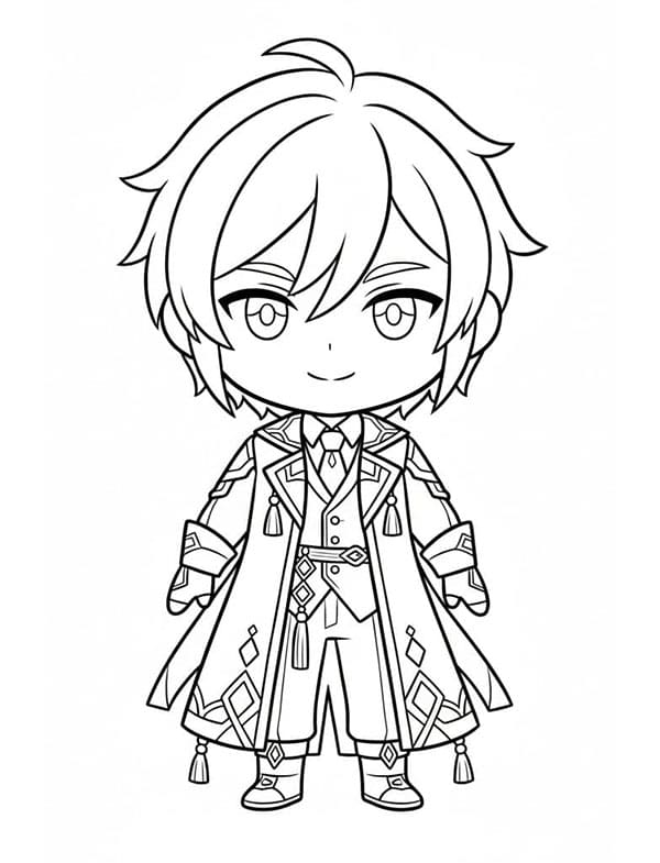 Albedo Chibi Genshin Impact