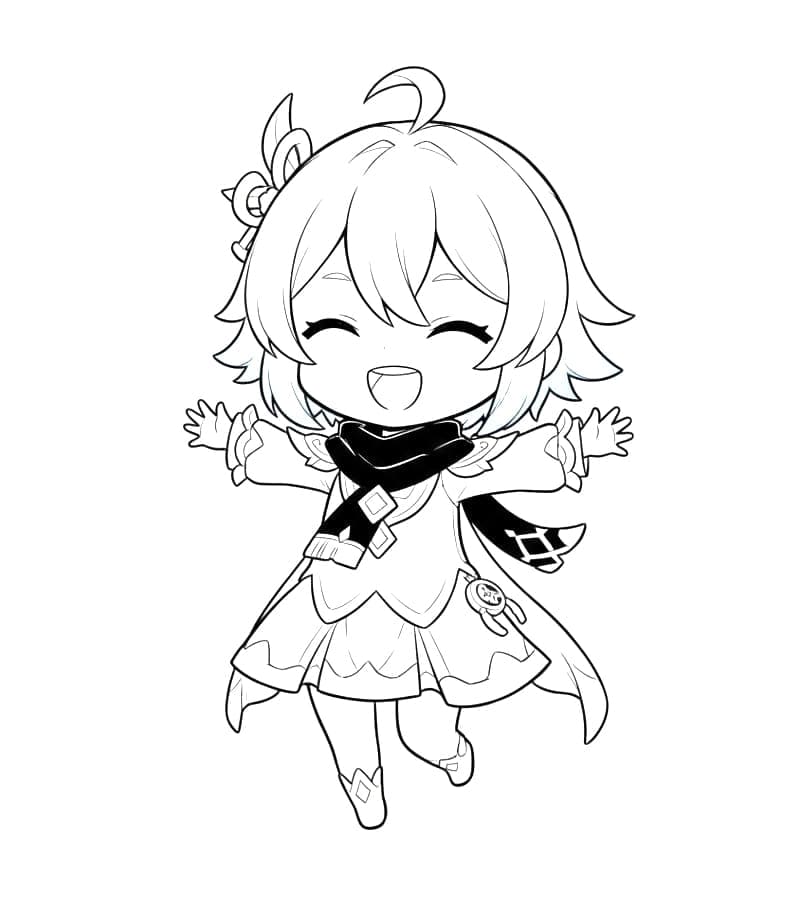 Chibi a Genshin Impact játékból