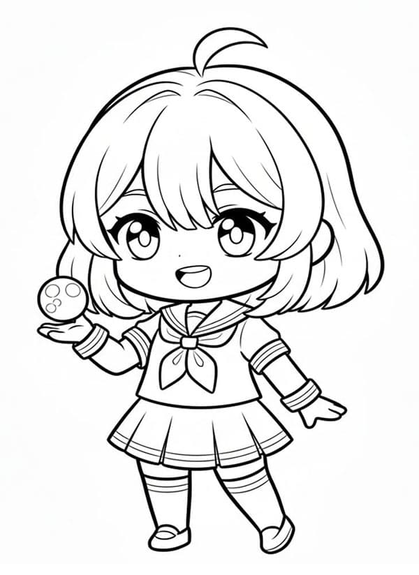 Kamisato Ayaka Chibi Genshin Impact