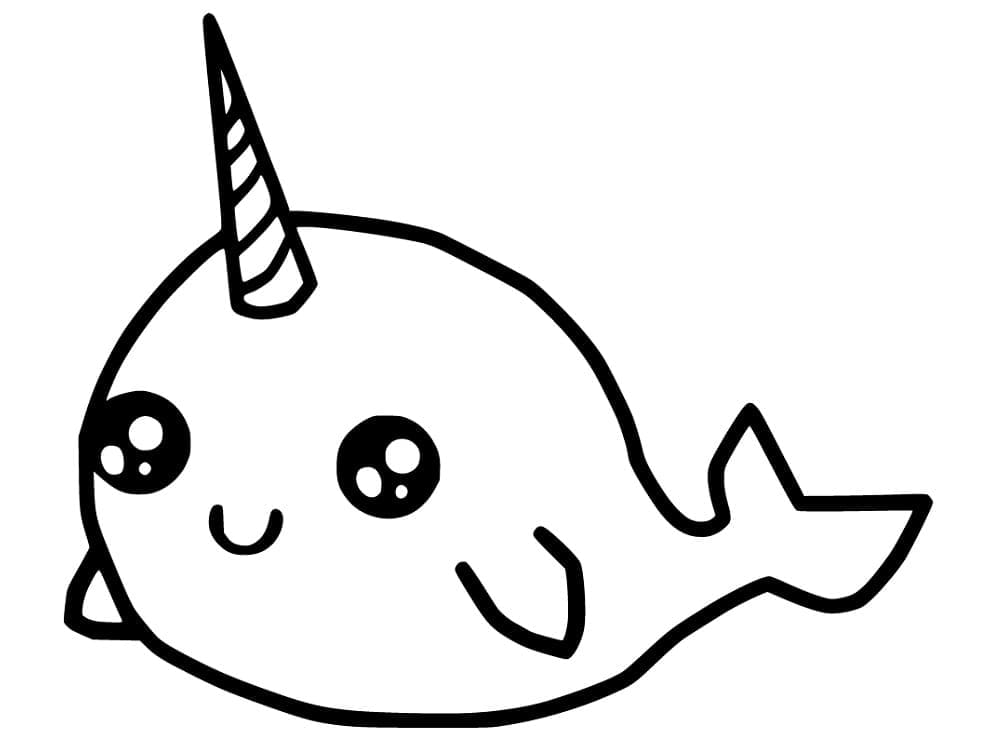 Kawaii narvál
