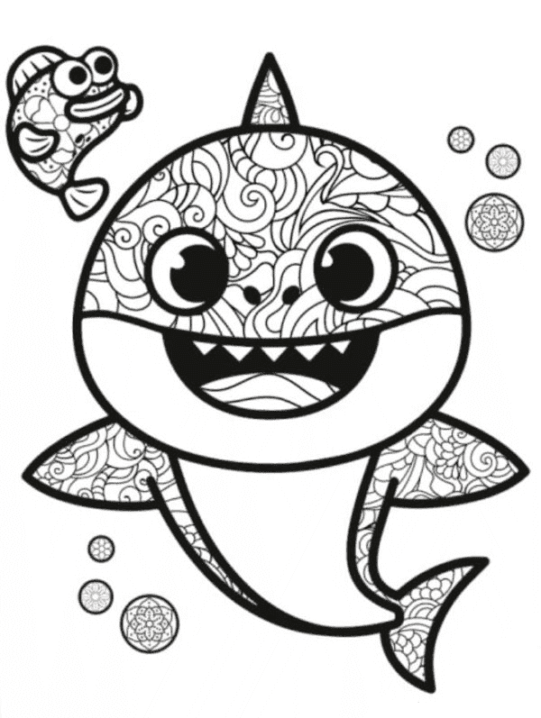 Kis Zentangle cápa