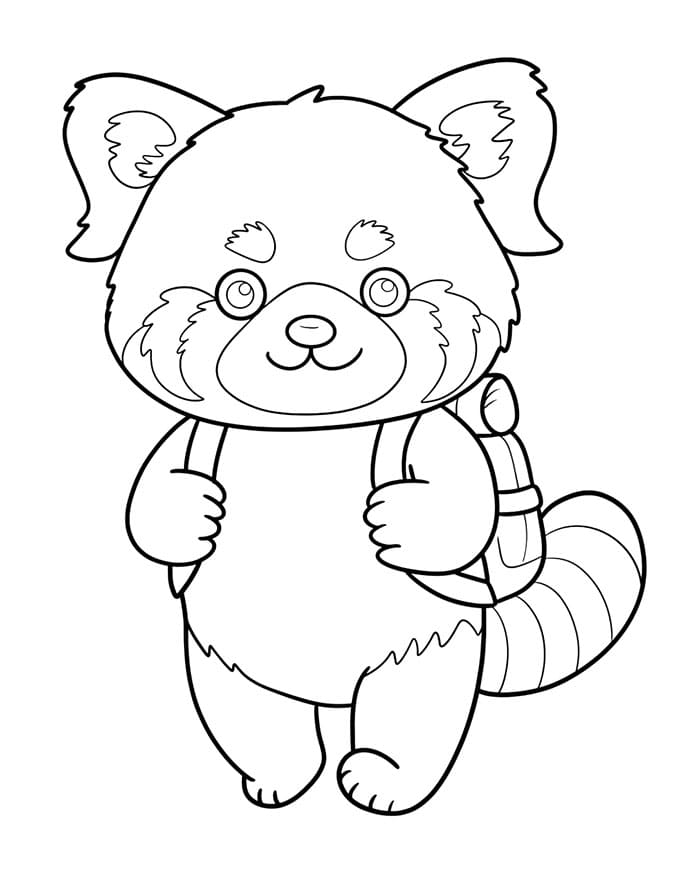 Könnyű vörös panda