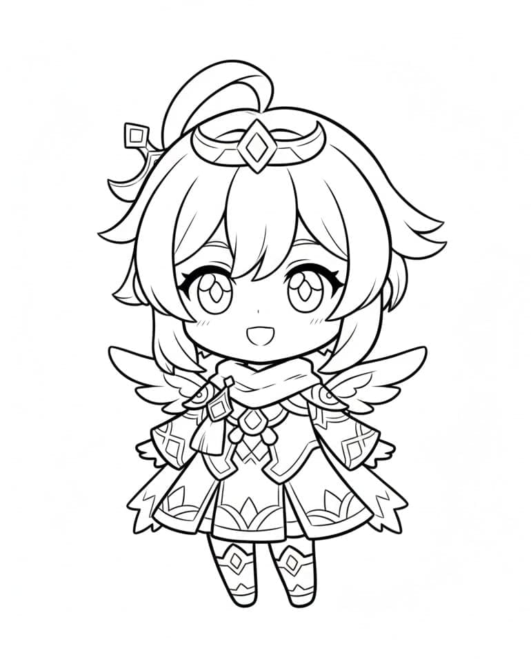 Sucrose Chibi Genshin Impact