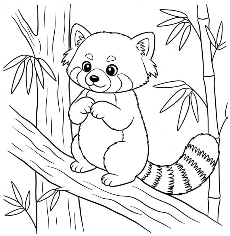 Vörös Panda egyszerű
