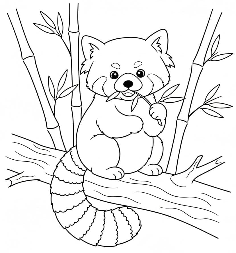 Vörös Panda lenyűgöző