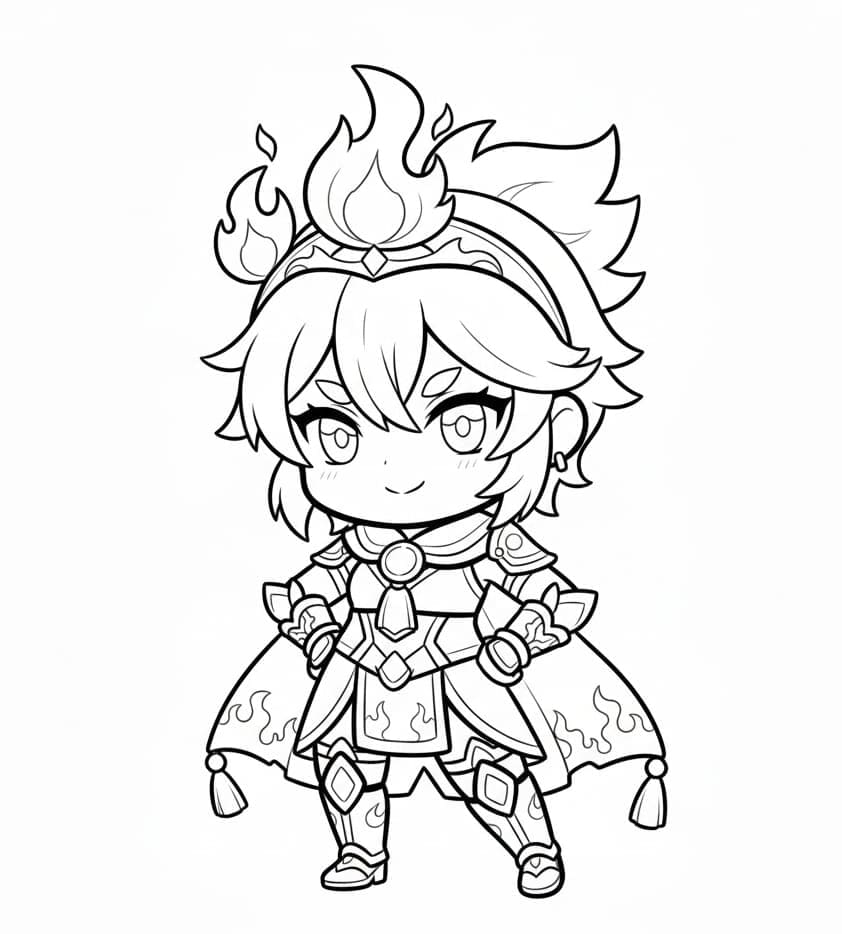 Yoimiya Chibi Genshin Impact