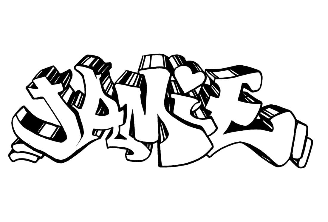 Egyszerű graffiti