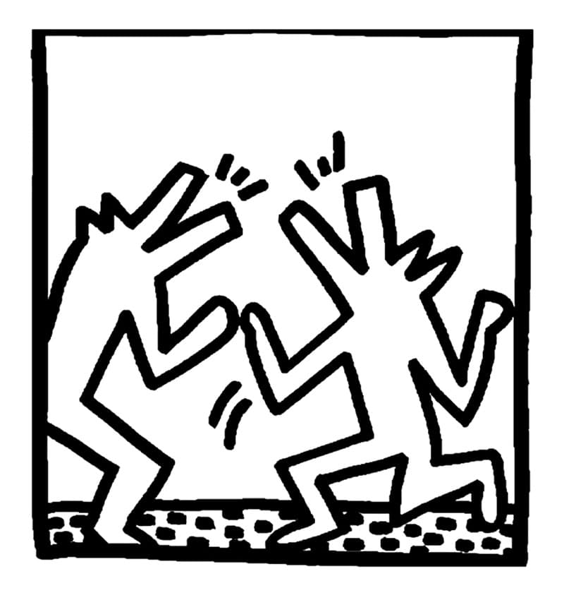 Farkasok, írta Keith Haring