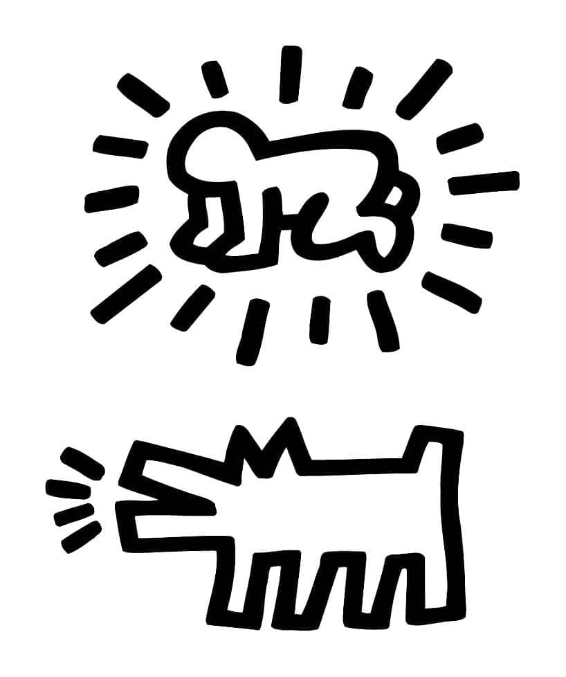 Ingyenes Keith Haring művészet