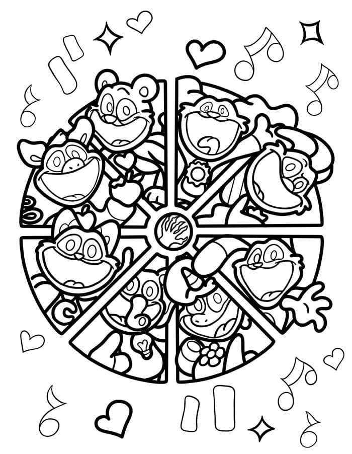 Karakterek ujjonganak Smiling Critters