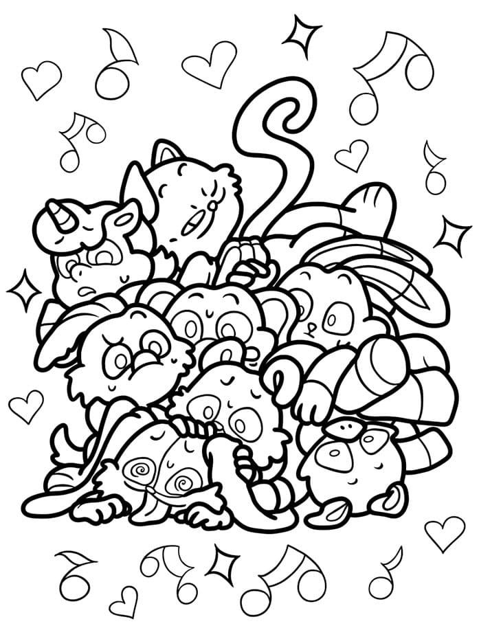 Kawaii Smiling Critters