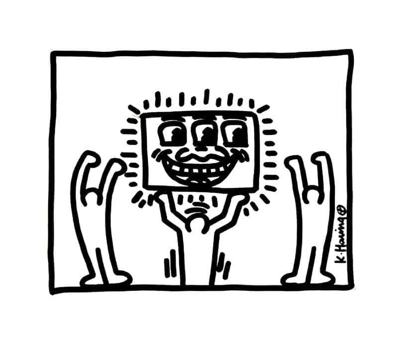 Keith Haring alkotása