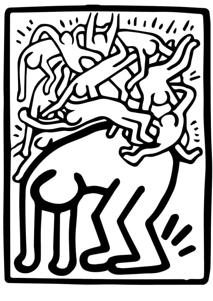 Keith Haring az AIDS elleni küzdelemben