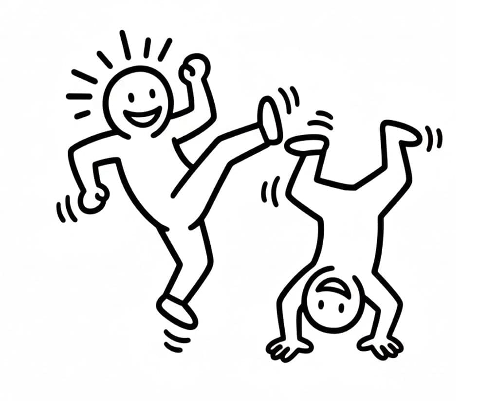 Keith Haring ingyenesen nyomtathat