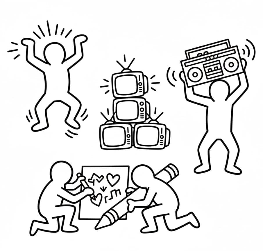 Keith Haring képe