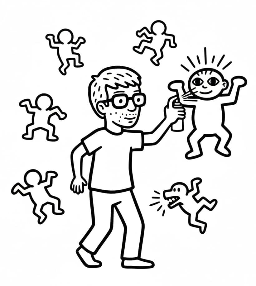 Keith Haring művész