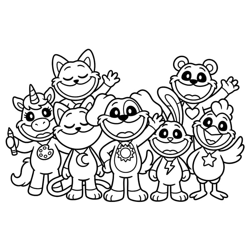 Smiling Critters Képmentes