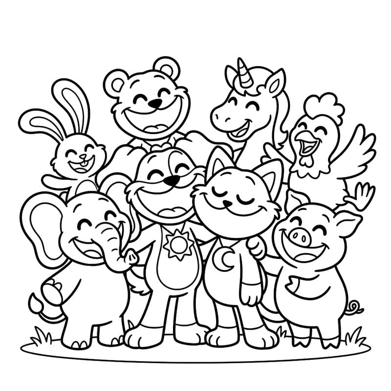Smiling Critters rajzolni