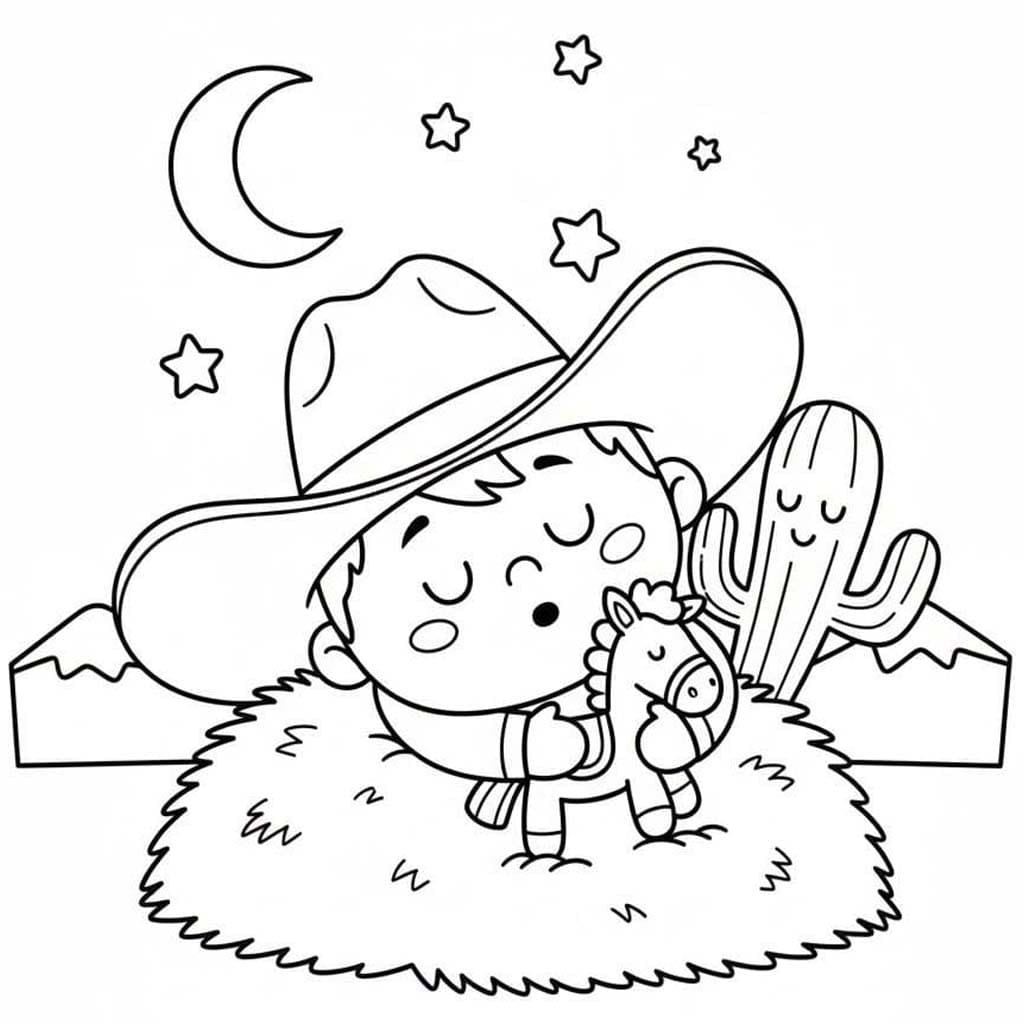 Cowboy ingyenesen nyomtatható alapvető