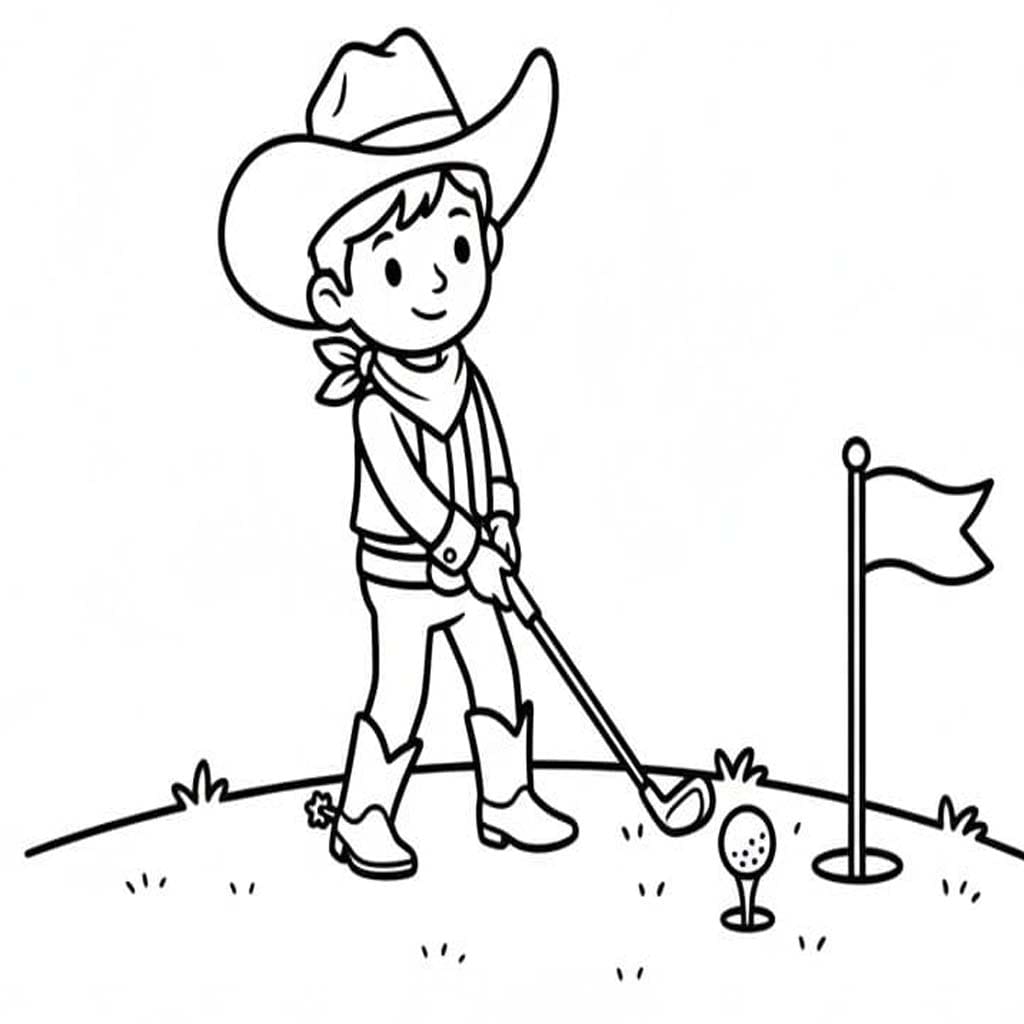 Cowboy ingyenesen nyomtatható