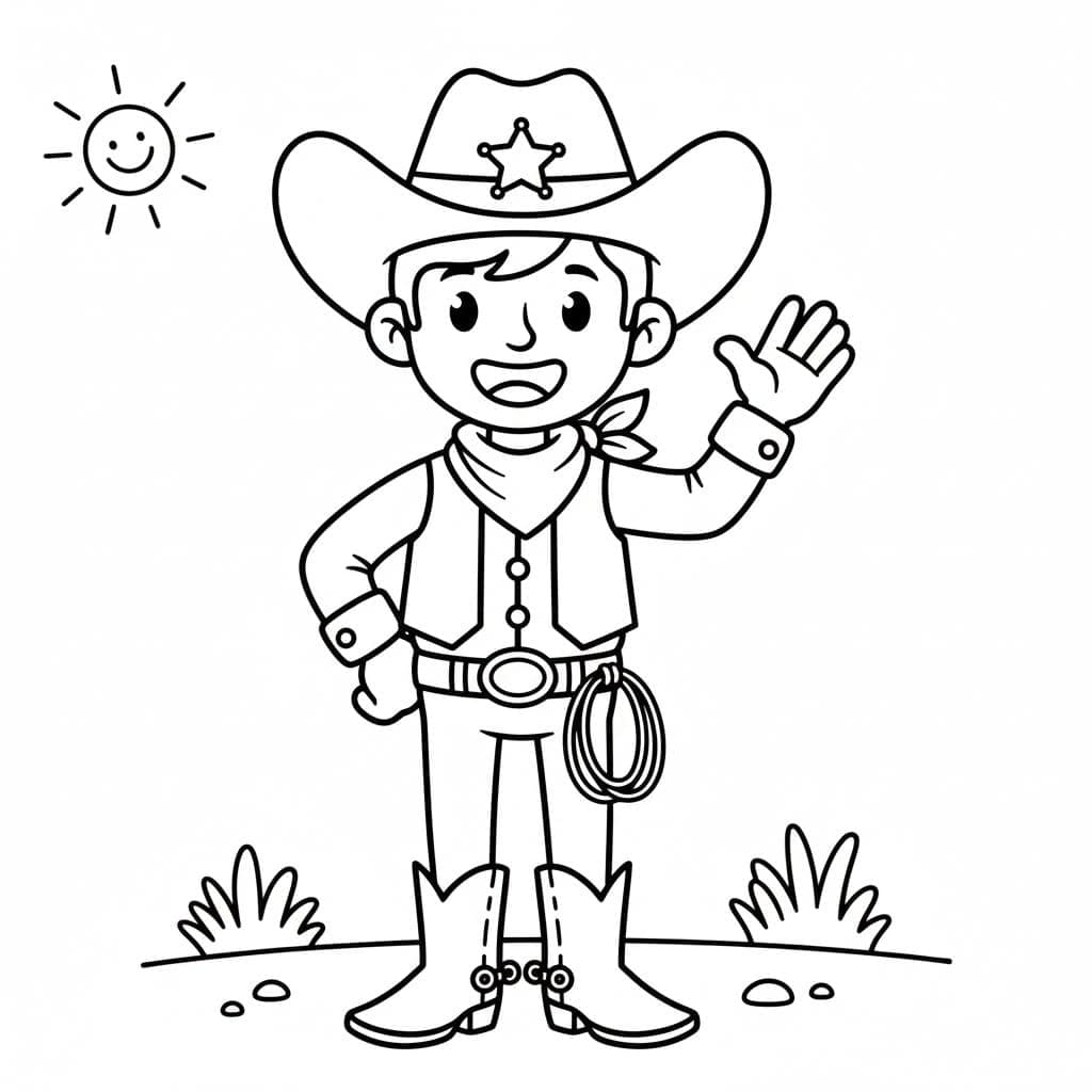 Cowboy nyomtatható