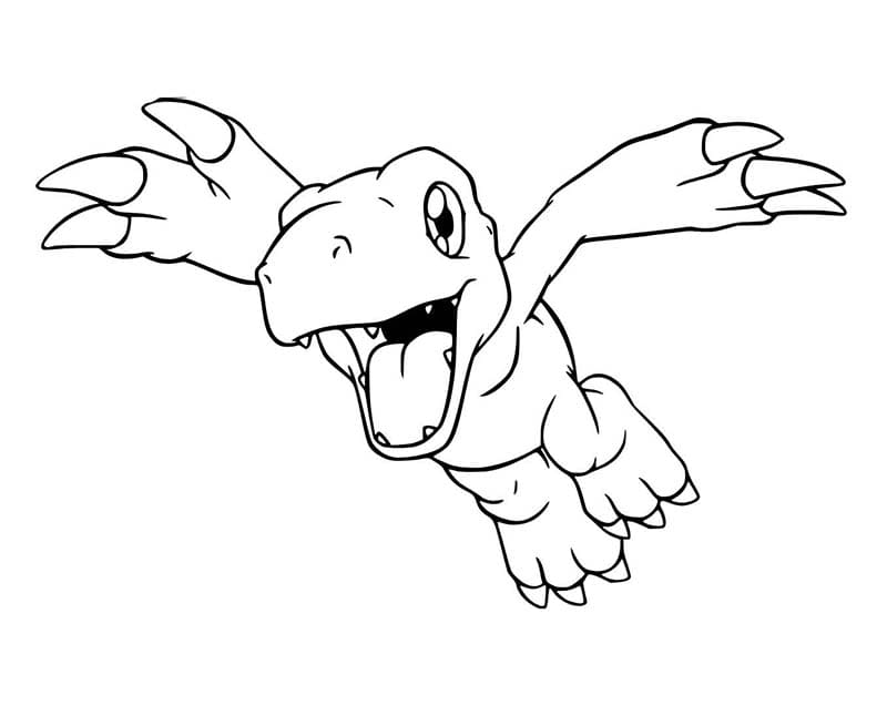 Digimon nyomtatható egyszerű
