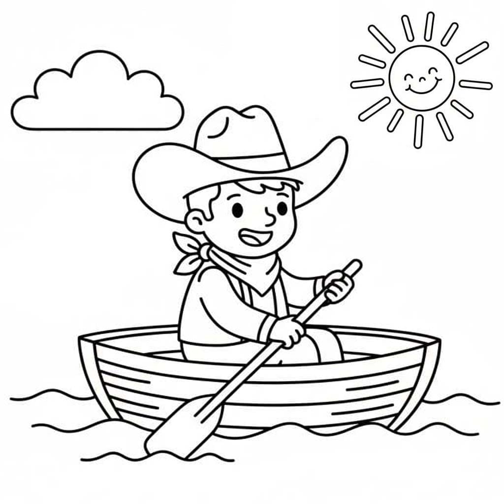 Döntetlen Cowboy egyszerű