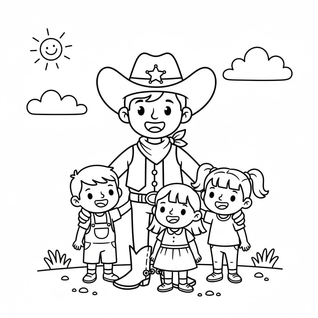 Döntetlen Cowboy ingyenesen gyerekeknek