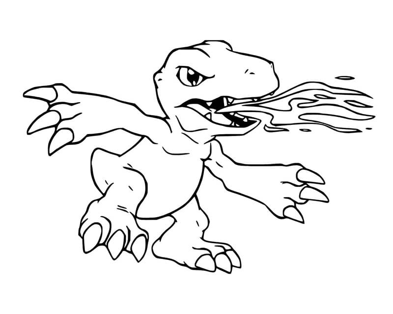 Döntetlen Digimon ingyenesen nyomtatható könnyen