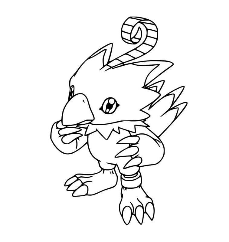 Döntetlen Digimon nyomtatható alapvető
