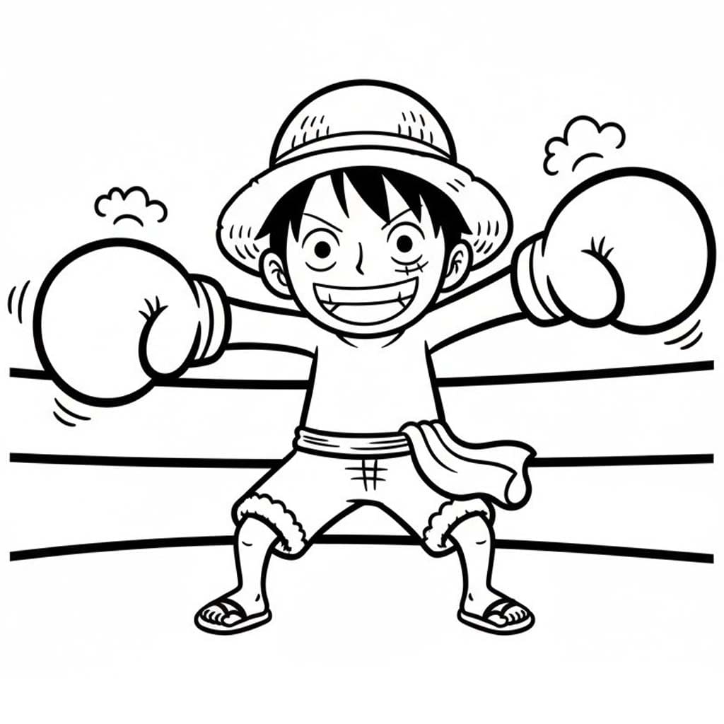 Döntetlen Luffy egyszerű
