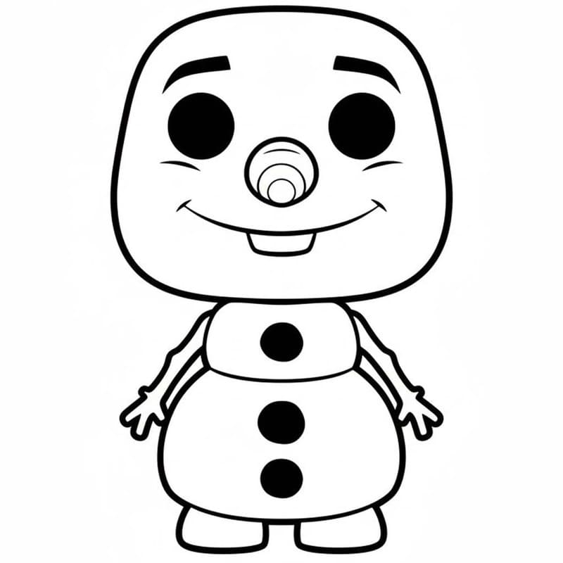 Funko Pop ingyenesen nyomtatható egyszerű