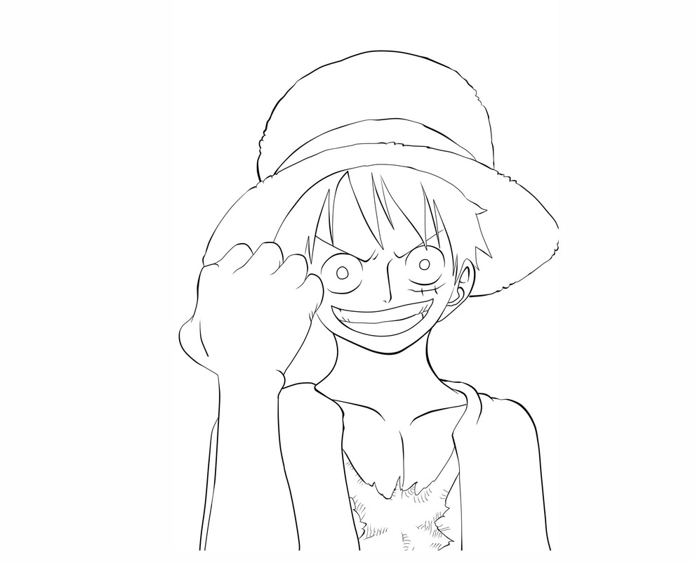 Ingyenesen Nyomtatható Luffy