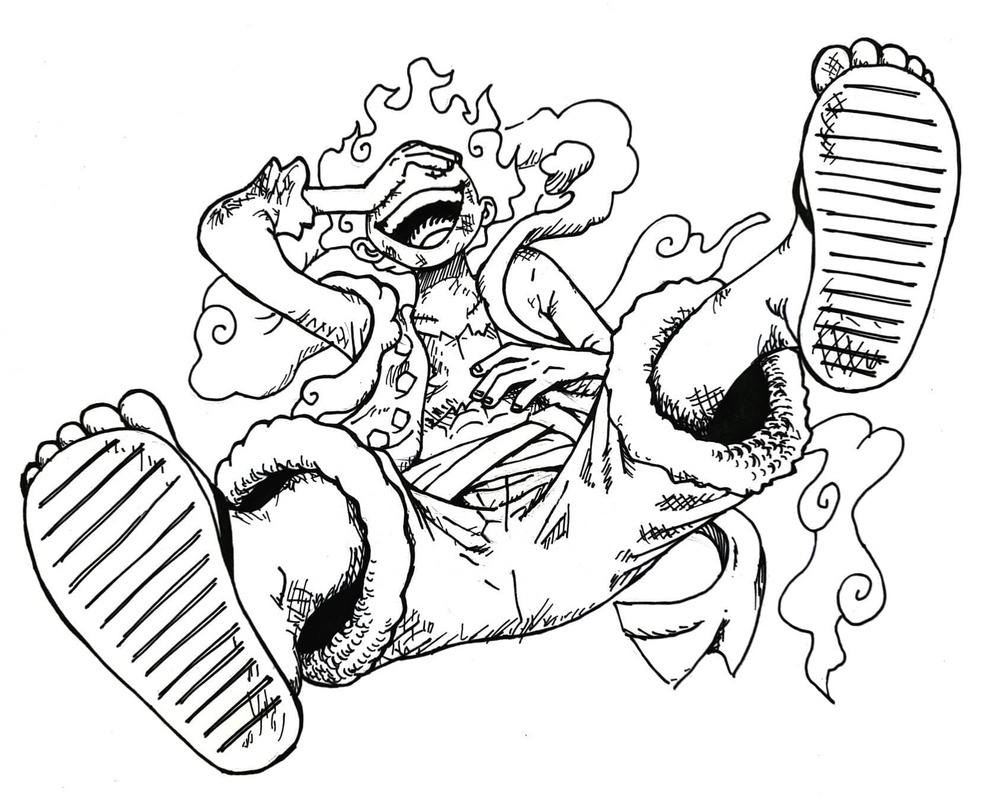 Luffy ingyenesen nyomtatható alapvető