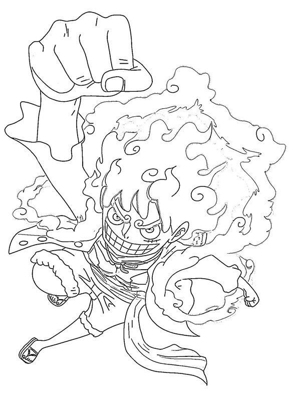 Luffy nyomtatható gyerekeknek