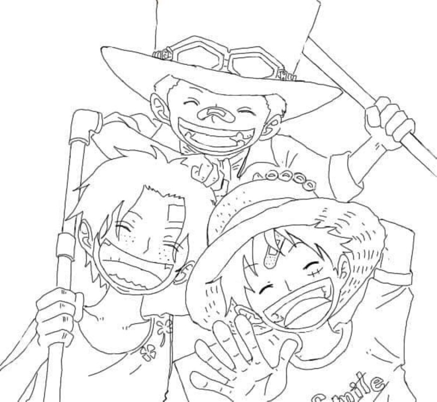 Luffy nyomtatható