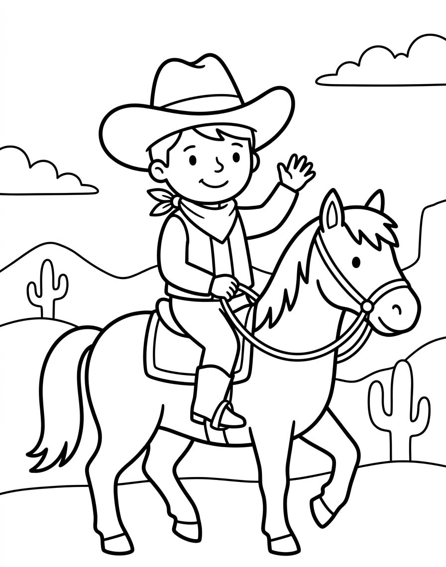 Nyomtatható Cowboy