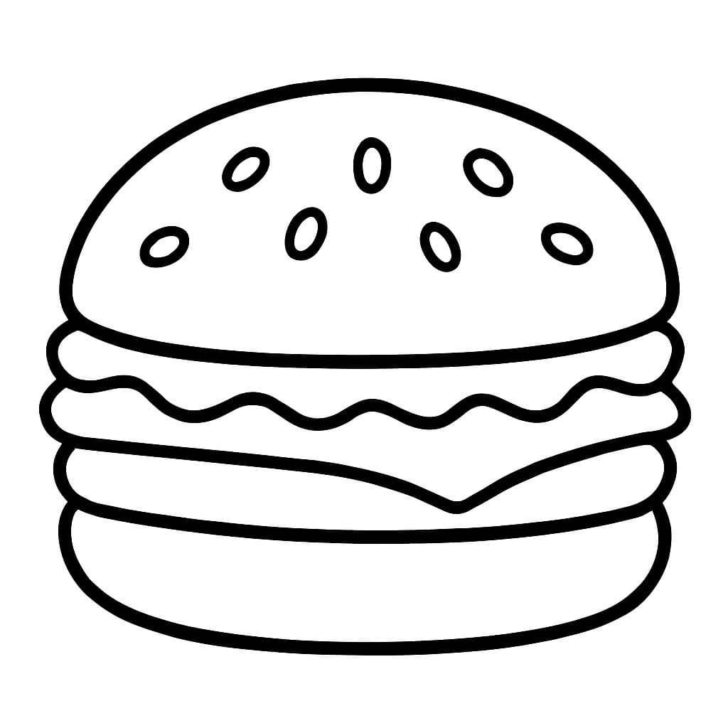 Nyomtatható Hamburger