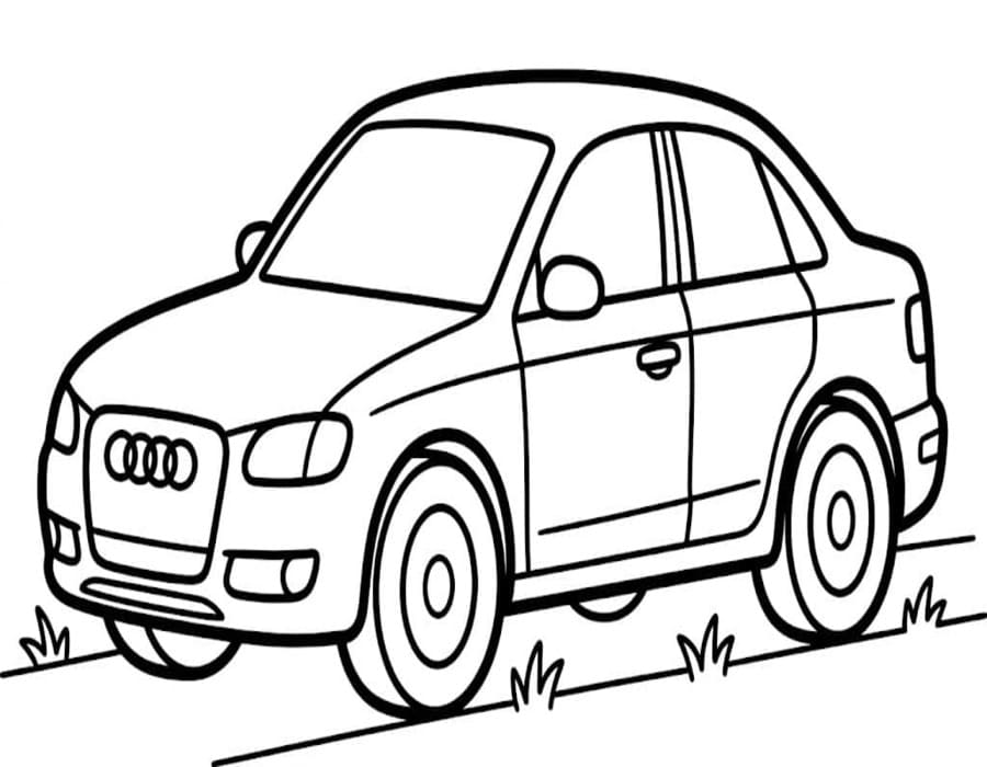 Audi nyomtatható egyszerű