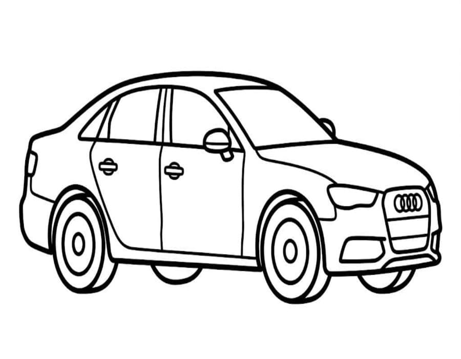 Audi nyomtatható gyerekeknek