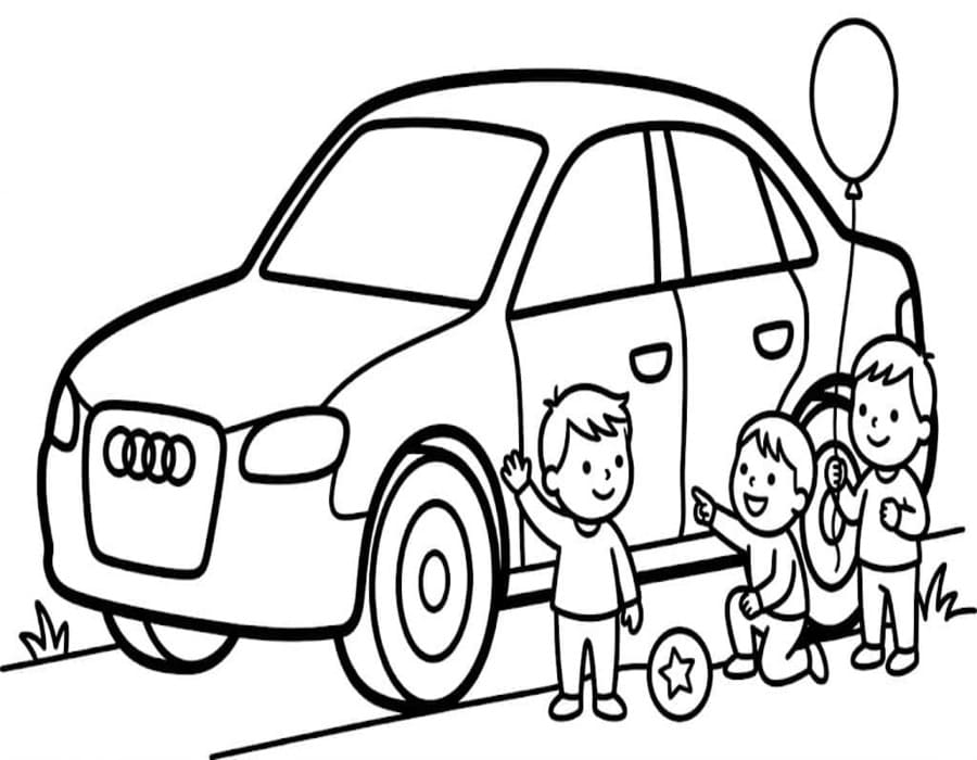 Döntetlen Audi gyerekeknek